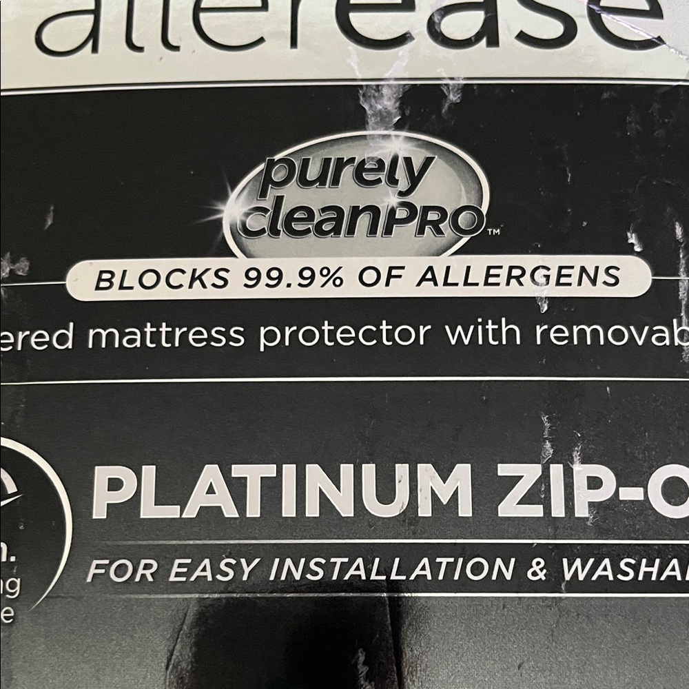 AllerEase Platinum Zip-Off Mattress Protector-Twin - Picture 5 of 9